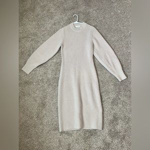 Neutral Sweater Dress | H&M | Small